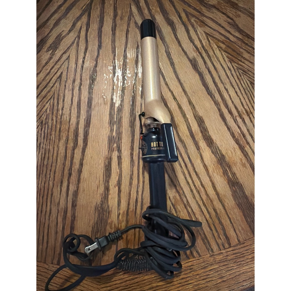 Hot Tools Professional 1 Inch 24k Gold Curling Iron Variable Heat to 430F